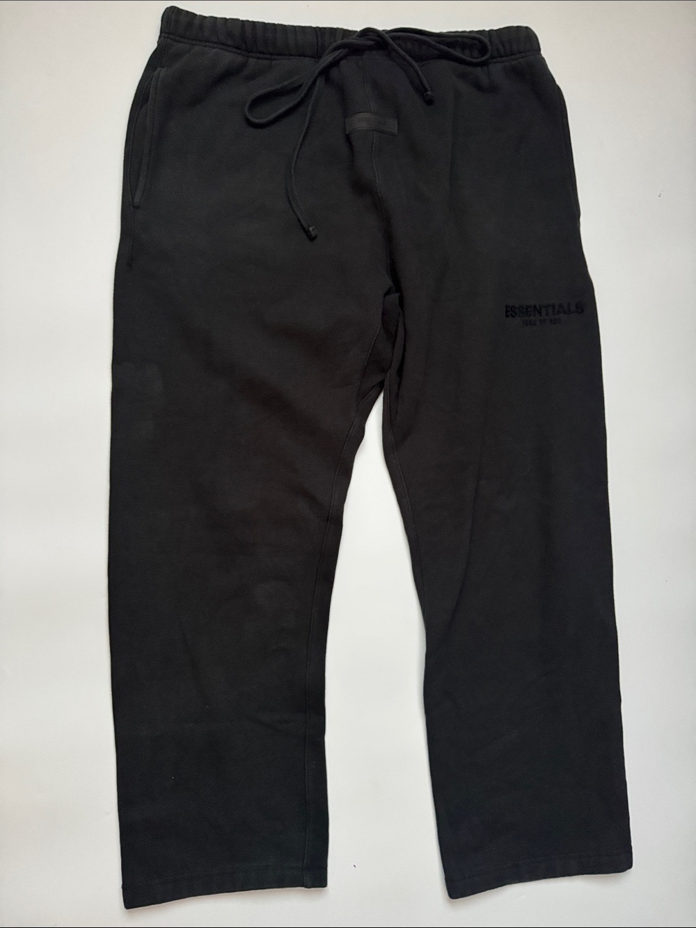 Essentials Black Men's Relaxed Jogger Sweatpants